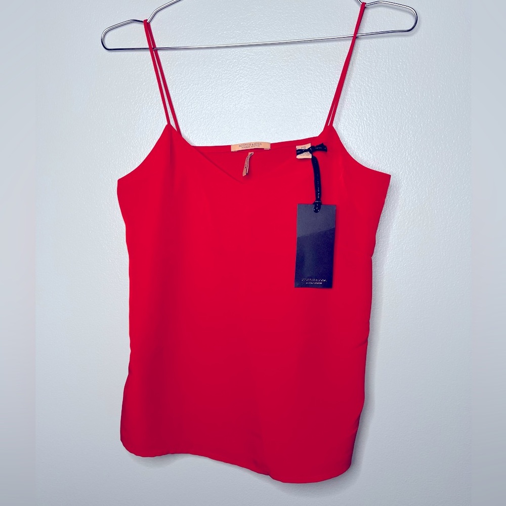 Scotch & Soda Red Blouse Size: XS NWT